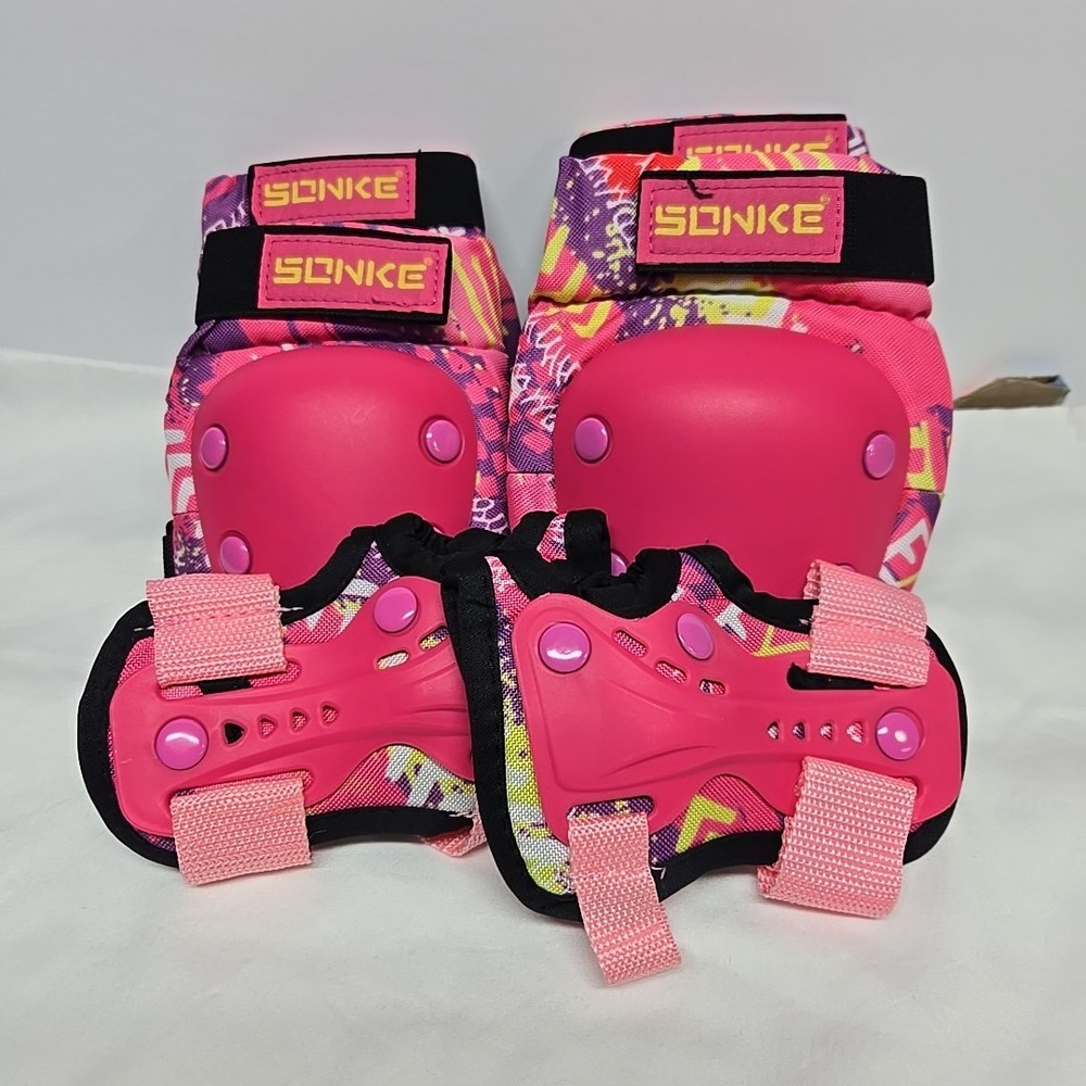 6 in 1 Kids/youth Protective Gear Set, Kids Knee Pads, Elbow Pads & Wrist Guard