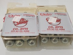 Vintage Daisy Quick Silver CO2 Jetts 12g Cartridges 2 Packs 9 Total NOS