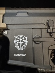 Airsoft Gun Classic Army 9.5″» MK16 ECS Airsoft AEG Rifle (Color: Two-Tone)