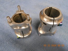 2 Used racing kart 40mm mag wheel hubs with all titanium hardware 3 x 58mm bolt