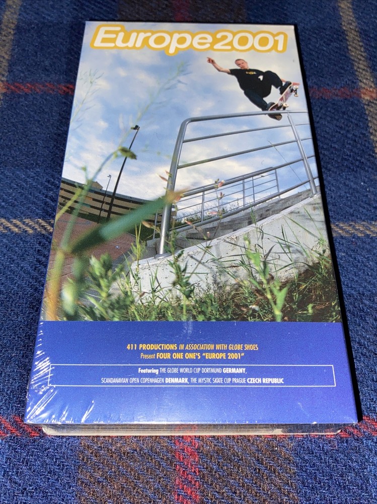 NOS 411vm Skateboarding Magazine VHS Skate Video European 2001 Rick McCrank Arto