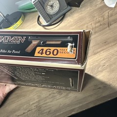 Benjamin HB22 H9A Series .22 Cal Pellet Pistol w/ Box Manual