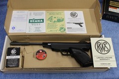 Vintage RWS 5 G Magnum 177 Cal Break Barrel Air Pistol Factory Box Tested! EXC!