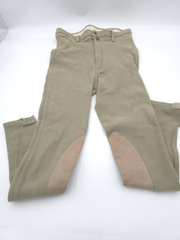 Devon Aire Pale Green Riding Breeches Womens Size 28 Long Equestrian Pants