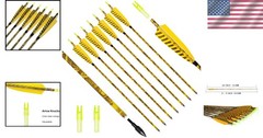 Carbon Practice Arrows 31″ for Compound Bow
