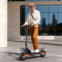 48V 30Ah Foldable Electric Scooter, 749W Off-Road Electric Scooter, 35-miles