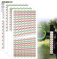 Archery Sight Tape, Sight from 20 to 100/120 Yards, Bow Sight Tape with Calibrat