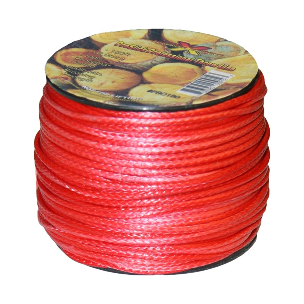 OPG Arborist Professional Coated Dyneema Throw Line 2 mm x 180 feet 600lb MBS