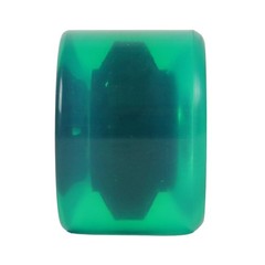 Longboard Wheels 65mm x 46mm 83A Clear Green 4-Pack