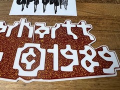 Carhartt WIP Since 1988 Bronze STICKER Work In Progress Bape Palace
