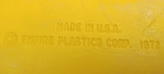 Vintage 1972 Empire Blow Mold Plastic Fat Barrel/Chubby Baseball Wiffleball Bat