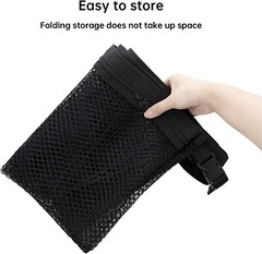Car Ceiling Cargo Net Pocket,31″x21″ Adjustable Double-Layer Mesh SUV Roof