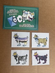 Goat USA Stickers SUPER RARE January 2024 Complete Subscription Set