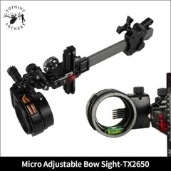 5 Pin Compound Bow Sight Carbon Scope 4X 6X 8X Lens .019″ Archery Hunting RH LH