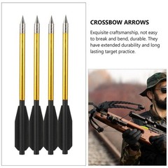 50X Aluminium Crossbow Bolts Arrows 6.5″ for 50 & 80 lb Pistol Crossbow Archery
