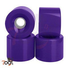 Cal 7 60mm 83A Cruiser Skateboard Purple Wheels (4 Pcs) + ABEC-7 Bearings