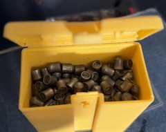 Benjamin Sheridan 5mm .20 Cal Cylindrical Lead Air Gun Pellets, 435 Count Vtg