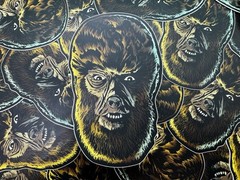 High Quality Waterproof Vinyl Decal Universal Monsters Wolfman Sticker