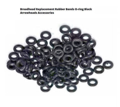 200pcs Broadheads Locks O Rings Shock Collars Black BDBH8520L