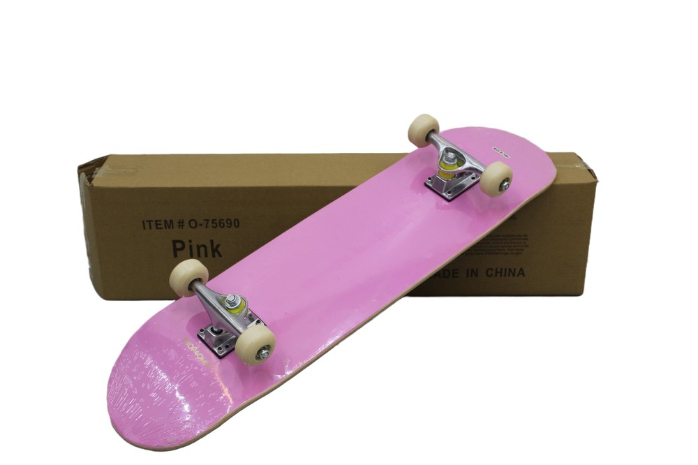Full Size Standard Maple Deck Skateboard – Pink