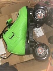 Roller Derby Elite Stomp5 Roller Skates Speed Men’s 4 Women’s 5 Neon LIME Green