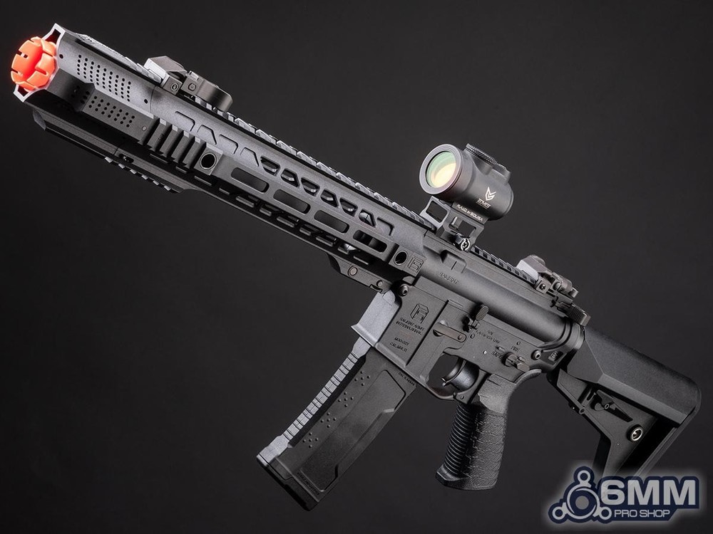 6mmProShop SAI Licensed GRY Electronic AEG Airsoft Rifle – Black – 10.5″