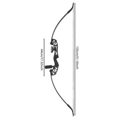 40LBS Recurve Bow Kit Takedown Recurve Bow Set Arrow Kit Right-handed Bow USA