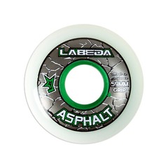 Labeda Asphalt Outdoor Inline Roller Hockey Wheels 59mm White 83A Outdoor Single