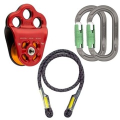 DMM Hitch Climber Triple Pulley Pro Kit Red – 8MM