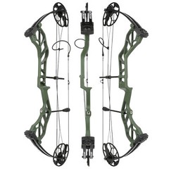 Compound Bow 19-70lbs Adjustable Adult Aluminum Cam 320fps Archery Bow Hunting
