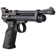 Crosman 2240 .22-Caliber Bolt Action Single-Shot CO2-Powered Air Pistol, Black