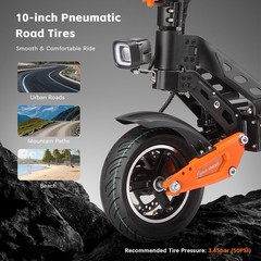 Halo Knight T102 E-Scooter 1200W 21Ah 10″ Electric Scooter Foldable 50km/h USA
