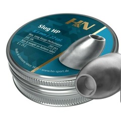 H&N Slug HP 200 Count HOLLOW POINT 5.5mm .218 / .22 Caliber 30GR Pellets GERMANY