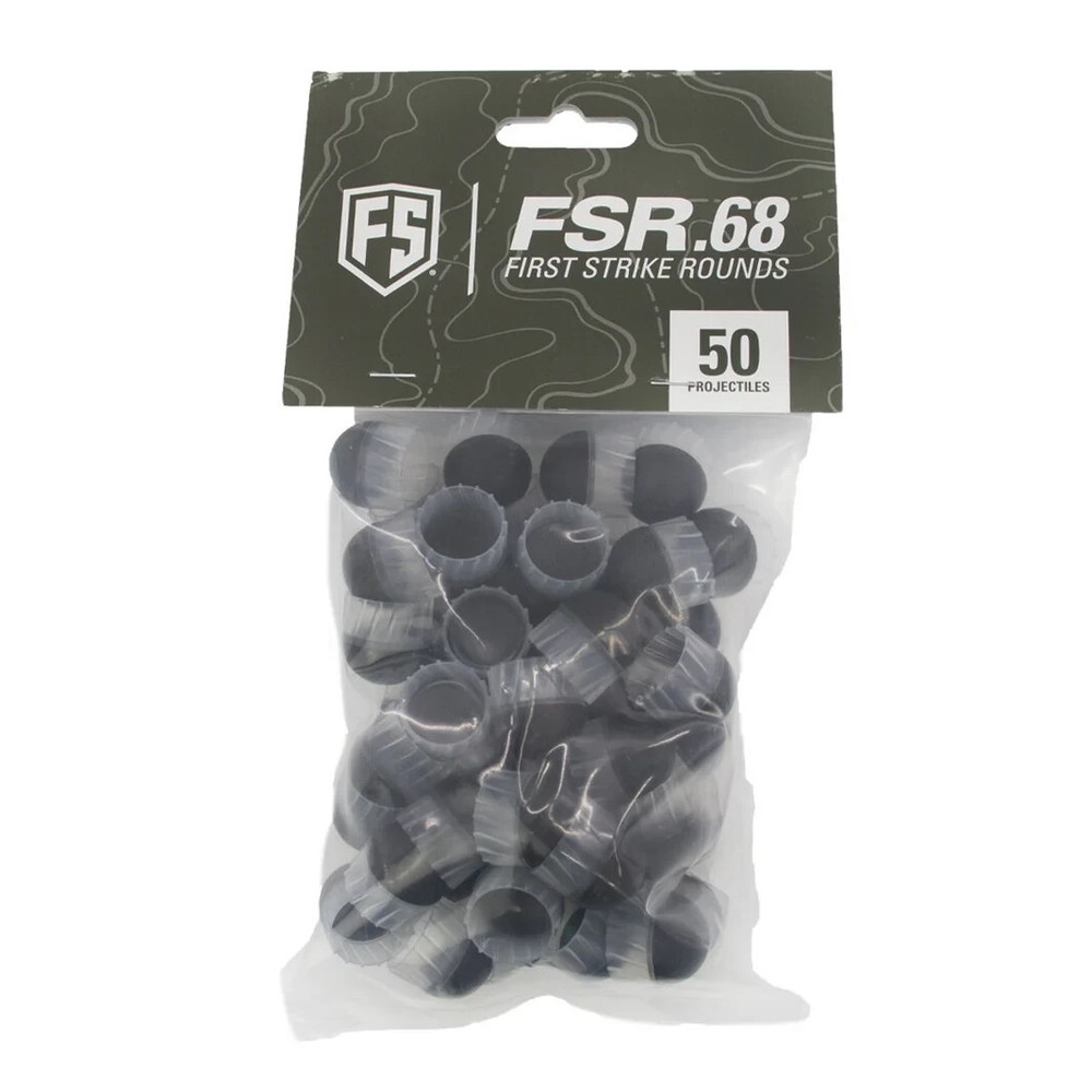 First Strike .68 Caliber Rubber Tip FSR Rounds – 50CT Bag MAGA SALE