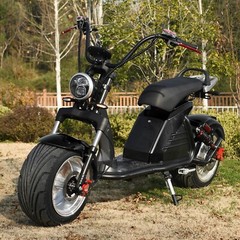 Citycoco 18 Inch Fat tire Electric Scooter 4000W Motor Max Speed 75 KM/H Black