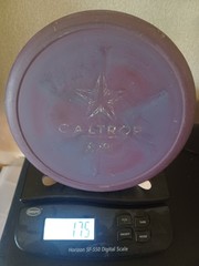 USED Latitude 64 Zero Medium Caltrop Putter-Purple-OOP-Scaled 175 Grams