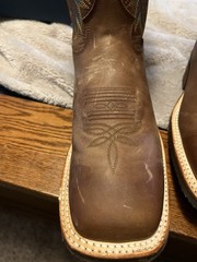 Tony Lama Creedance 7973 Men’s 8D Cowhide Square Toe Western Boots USA Made