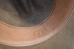 Stetson 4X Buffalo FUR FELT Hat Powder River Cowboy Hat SIZE 7 MINK