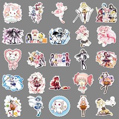 Mix 10/50 PCs Puella Magi Madoka Magica Anime Luggage Doodle Car Gift Stickers