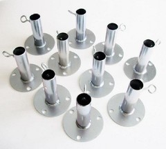 9 Square in the Air Game Set Kit w/ Foot Pads 1″ Fittings PIPE NOT INCLUDED