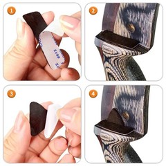 Fur Arrow Rest Stick on Recurve Bow Riser Adhesive Backed Sticker on Longbow …
