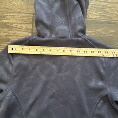 Kerrits Jacket Womens Medium Blue Hooded ull Zip Riding Equestrian Fleece Lined