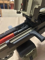 Cybergun x FN M249 MINIMI «Featherweight» Airsoft Machine Gun W/ A&K 1500rd Box