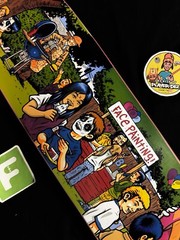 RARE SIGNED Paisley Skates Serial Party Sean Cliver Skateboard Deck AUTOGRAPHED