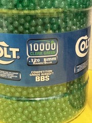 Lot of 3 New Colt + Crosman Airsoft BB Containers 20,000 Rounds Total