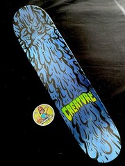 RARE SIGNED Creature Ryan Reyes Leather Rainbow Skateboard Deck Autographed 2015