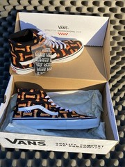 VANS x Thrasher Sk8-Hi High-Top Skate Shoes Black US 10.5 M
