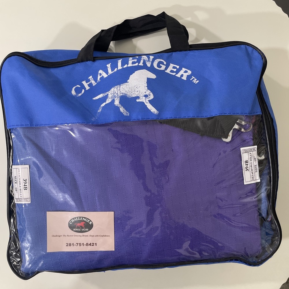 60″ Challenger Turnout Waterproof Rain Horse Sheet Light Winter Blanket 394B