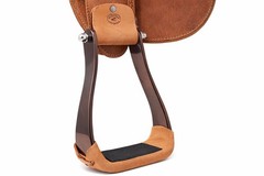 Horse Western Saddle Tack Barrel Racing Aluminium Stirrups 5181