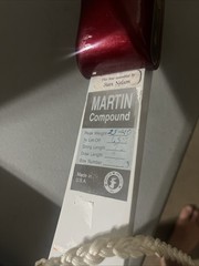 Vintage Martin Prowler Pro Series Compound Bow RH Red w/ Toxonics Sight